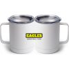 10 oz. White Stainless Steel Coffee Mug Thumbnail
