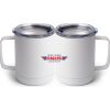 10 oz. White Stainless Steel Coffee Mug Thumbnail