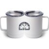 10 oz. White Stainless Steel Coffee Mug Thumbnail