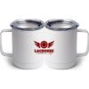 10 oz. White Stainless Steel Coffee Mug Thumbnail