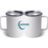 10 oz. White Stainless Steel Coffee Mug Thumbnail