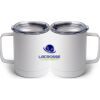 10 oz. White Stainless Steel Coffee Mug Thumbnail