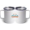 10 oz. White Stainless Steel Coffee Mug Thumbnail