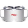 10 oz. White Stainless Steel Coffee Mug Thumbnail
