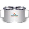 10 oz. White Stainless Steel Coffee Mug Thumbnail