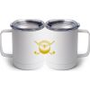 10 oz. White Stainless Steel Coffee Mug Thumbnail
