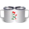 10 oz. White Stainless Steel Coffee Mug Thumbnail