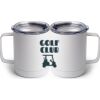 10 oz. White Stainless Steel Coffee Mug Thumbnail