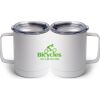 10 oz. White Stainless Steel Coffee Mug Thumbnail