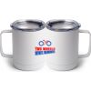 10 oz. White Stainless Steel Coffee Mug Thumbnail