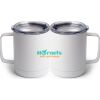 10 oz. White Stainless Steel Coffee Mug Thumbnail