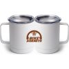 10 oz. White Stainless Steel Coffee Mug Thumbnail