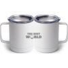 10 oz. White Stainless Steel Coffee Mug Thumbnail
