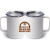 10 oz. White Stainless Steel Coffee Mug Thumbnail