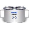 10 oz. White Stainless Steel Coffee Mug Thumbnail