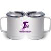 10 oz. White Stainless Steel Coffee Mug Thumbnail