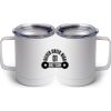 10 oz. White Stainless Steel Coffee Mug Thumbnail