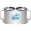 10 oz. White Stainless Steel Coffee Mug Thumbnail