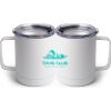 10 oz. White Stainless Steel Coffee Mug Thumbnail