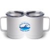 10 oz. White Stainless Steel Coffee Mug Thumbnail