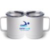 10 oz. White Stainless Steel Coffee Mug Thumbnail