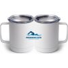 10 oz. White Stainless Steel Coffee Mug Thumbnail