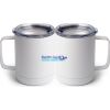 10 oz. White Stainless Steel Coffee Mug Thumbnail