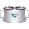 10 oz. White Stainless Steel Coffee Mug Thumbnail