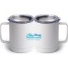 10 oz. White Stainless Steel Coffee Mug Thumbnail