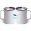 10 oz. White Stainless Steel Coffee Mug Thumbnail