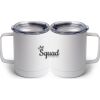10 oz. White Stainless Steel Coffee Mug Thumbnail