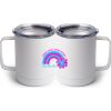 10 oz. White Stainless Steel Coffee Mug Thumbnail