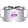 10 oz. White Stainless Steel Coffee Mug Thumbnail