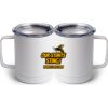 10 oz. White Stainless Steel Coffee Mug Thumbnail