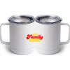 10 oz. White Stainless Steel Coffee Mug Thumbnail