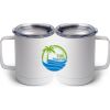 10 oz. White Stainless Steel Coffee Mug Thumbnail
