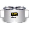 10 oz. White Stainless Steel Coffee Mug Thumbnail