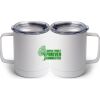 10 oz. White Stainless Steel Coffee Mug Thumbnail