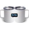 10 oz. White Stainless Steel Coffee Mug Thumbnail