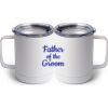 10 oz. White Stainless Steel Coffee Mug Thumbnail