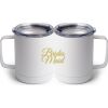 10 oz. White Stainless Steel Coffee Mug Thumbnail