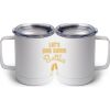 10 oz. White Stainless Steel Coffee Mug Thumbnail