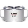 10 oz. White Stainless Steel Coffee Mug Thumbnail