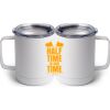 10 oz. White Stainless Steel Coffee Mug Thumbnail