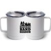 10 oz. White Stainless Steel Coffee Mug Thumbnail