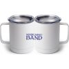 10 oz. White Stainless Steel Coffee Mug Thumbnail