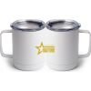 10 oz. White Stainless Steel Coffee Mug Thumbnail
