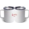10 oz. White Stainless Steel Coffee Mug Thumbnail