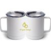 10 oz. White Stainless Steel Coffee Mug Thumbnail