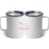 10 oz. White Stainless Steel Coffee Mug Thumbnail